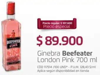 Makro Ginebra Beefeater London Pink 700ml oferta