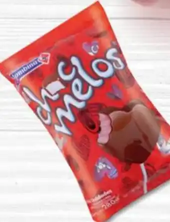 Makro Masmelos Chocmelos Corazon 280g en 10Unid oferta
