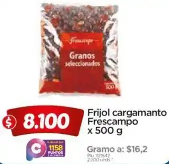 Surtimax Frijol Cargamanto Frescampo 500g oferta