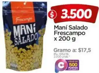 Surtimax Maní Salado Frescampo 200g oferta