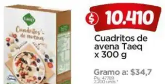 Surtimax Cuadritos de Avena Taeq 300g oferta