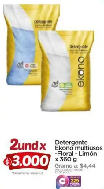 Surtimax Detergente Ekono Multiusos Floral-Limón 360g oferta