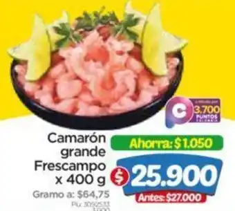 Surtimax Camarón Grande Frescampo 400g oferta