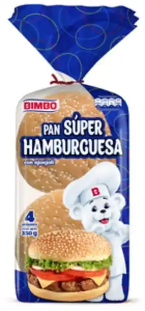 Merqueo Pan super hamburguesa bimbo 4 und oferta