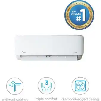 Linio Aire acondicionado mini split de 12.000 btu inverter midea 115v oferta