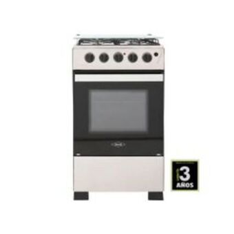Electrojaponesa Estufa haceb 4 puestos gas propano inox romero torre platina - estufaromero50vpgpinox oferta