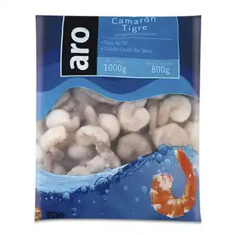 Makro Camaron tigre aro crudo 41-50 800g oferta