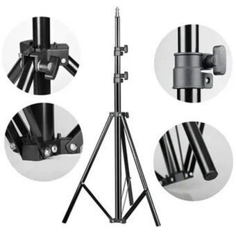 Linio Tripode stand 2 metros para aro de luz camara flash softbox oferta