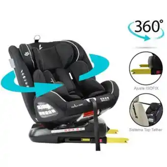 Linio Silla carro bebe eos 360° negro premium baby oferta