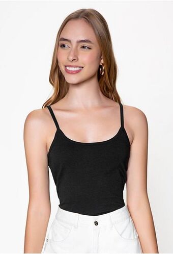 ELA Blusa básica de tiras oferta