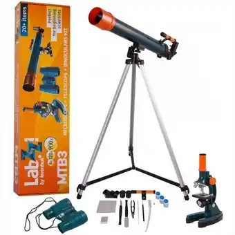 Éxito Combo microscopio telescopio y binoculares levenhuk labzz mtb3 oferta
