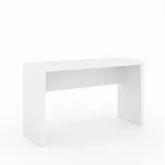Éxito Escritorio diseño sencillo en mdp y acabado melamina blanco oferta