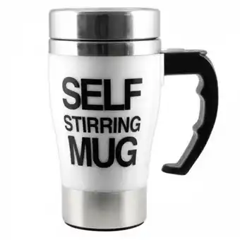 Éxito Vaso mug gr 350ml diseño termo blanco mezclador eléctrico inalámbrico oferta