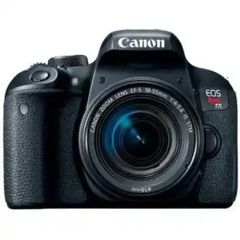 Linio Cámara digital canon reflex eos rebel t7i-800d kit 18-55 mm oferta