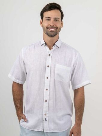 Gino Passcalli Camisa hombre mc lino oferta