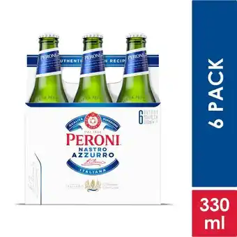 Makro Cerveza peroni nastro azurro botella 330mlx6u oferta