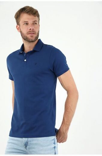 Tennis Polo azul para hombre oferta
