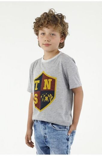 Tennis Camiseta gris para niño oferta