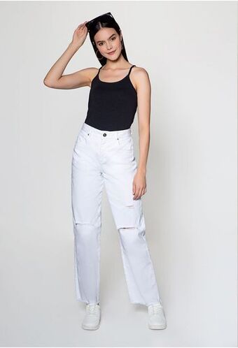 ELA Blusa básica de tiras oferta