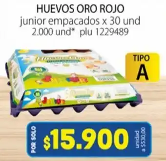 Colsubsidio Huevos Oro Rojo Junior Empacados x 30 und oferta