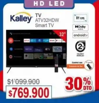 Ktronix Kalley ATV32HDW Smart TV oferta