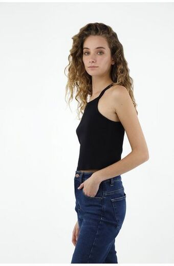 Tennis Camiseta negra para mujer oferta