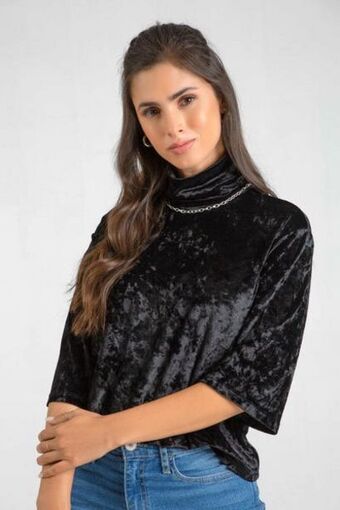 Carmel Camiseta manga corta negro oferta