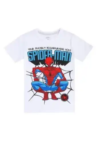 Dafiti Camiseta manga corta nino spiderman blanco oferta