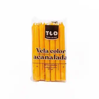 Éxito Vela color acanalada x 12 t/l/d todos los dias sin ref oferta