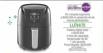 Jumbo Freidora oster oferta