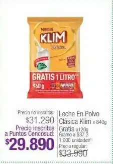 Jumbo Leche en polvo klim x 840g oferta
