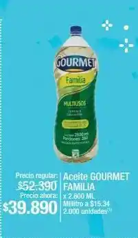 Jumbo Aceite gourmet x 2600ml oferta