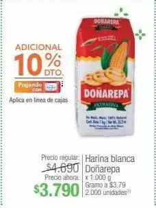 Jumbo Harina blanca doñarepa x 1000g oferta
