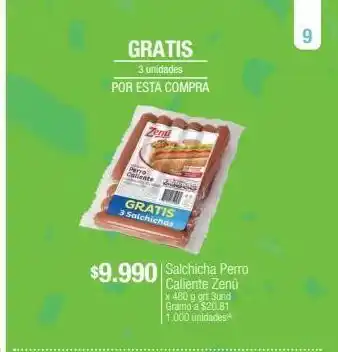 Jumbo Salchichas zenú x 480g oferta