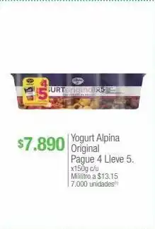 Jumbo Yogurt alpina 5un x 150g oferta