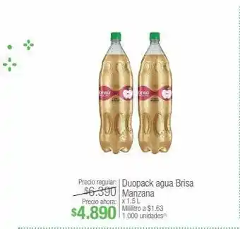 Jumbo Duopack agua brisa manzana x 1,5l oferta