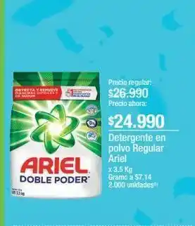 Jumbo Detergente en polvo ariel x 3.5kg oferta