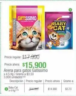 Jumbo Avena para gatos gatissimo x 4.5kg oferta
