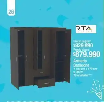 Jumbo Armario bariloche x 180cm oferta