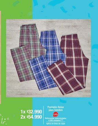 Jumbo Pantalon relax para hombre oferta