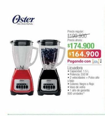 Jumbo Licuadora oster oferta