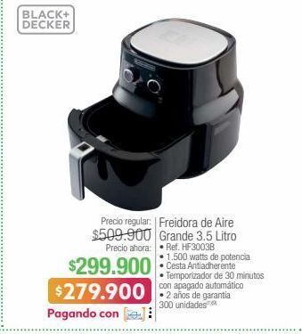 Jumbo Freidora de aire black & decker oferta