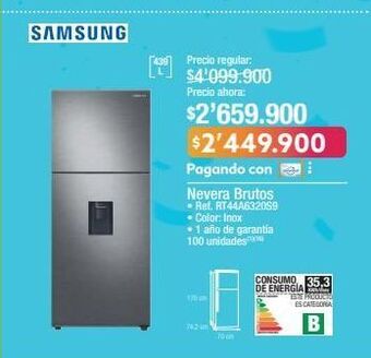 Jumbo Nevera samsung oferta