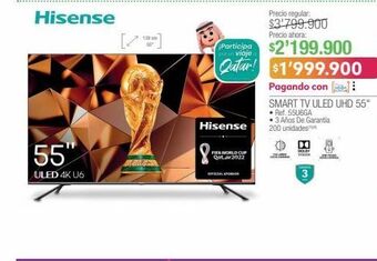 Jumbo Smart tv hisense oferta