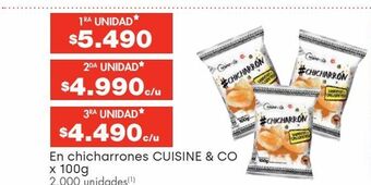 Jumbo Chicharrones cuisine & co oferta
