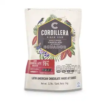 Makro Cobertura cordillera 70% cacao 1kg oferta