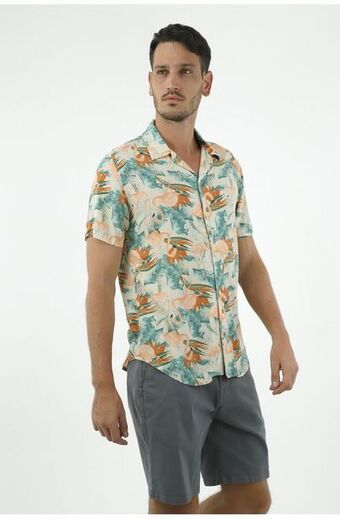 Tennis Camisa amarilla para hombre oferta