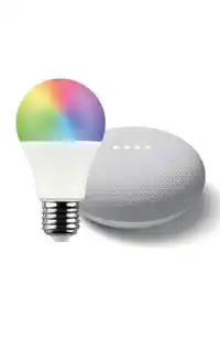 Claro Combo google nest mini + bombillo intelige oferta