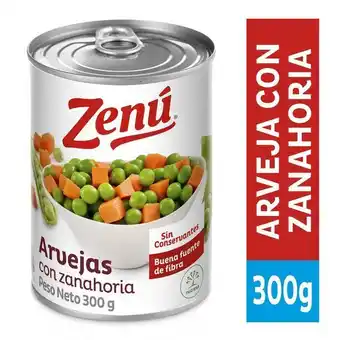 Éxito Arveja con zanahoria lata zenu 300 gr oferta