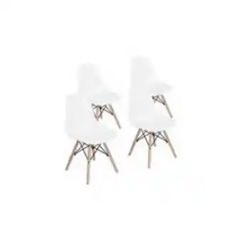 Falabella Sillas eames minimalista moderna x 4 oferta